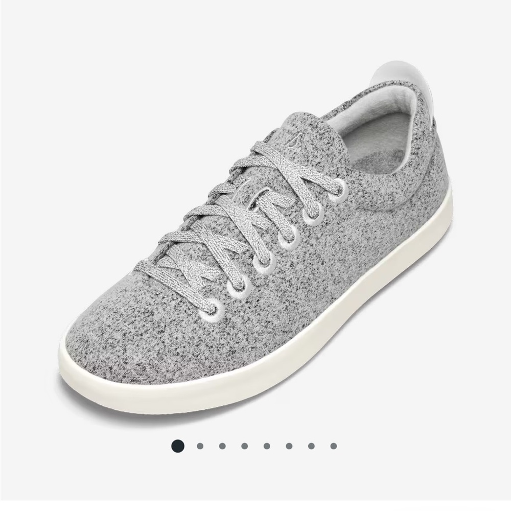 Allbirds Wool Pipers Dapple Grey White Sole size 10 VGUC
